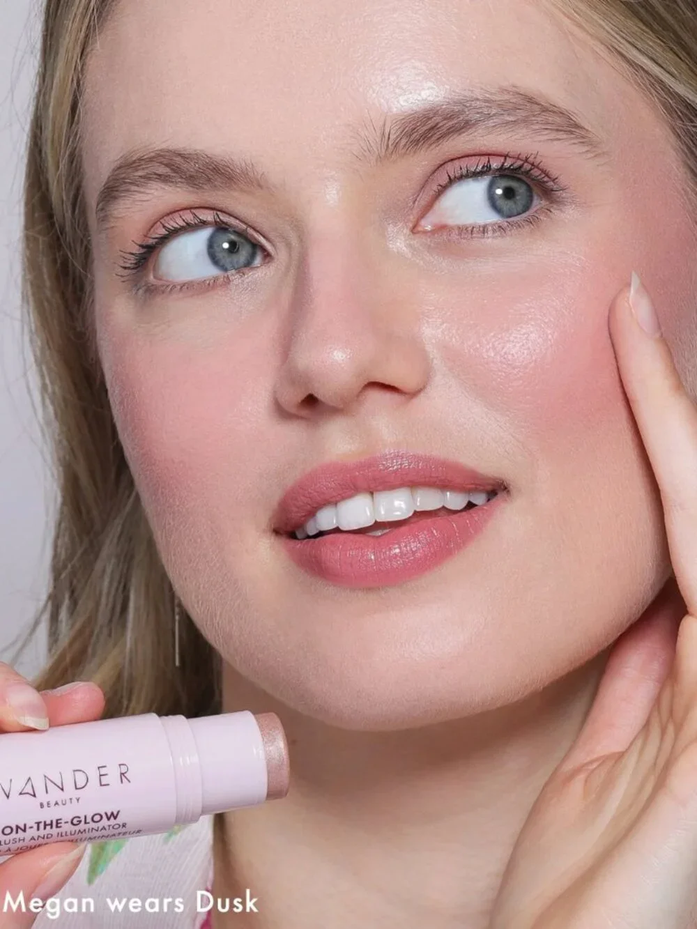 ❣️2/$36 NIB Wander Beauty On-The-Glow Blush and Illuminator Dusk Full Sz $38.00